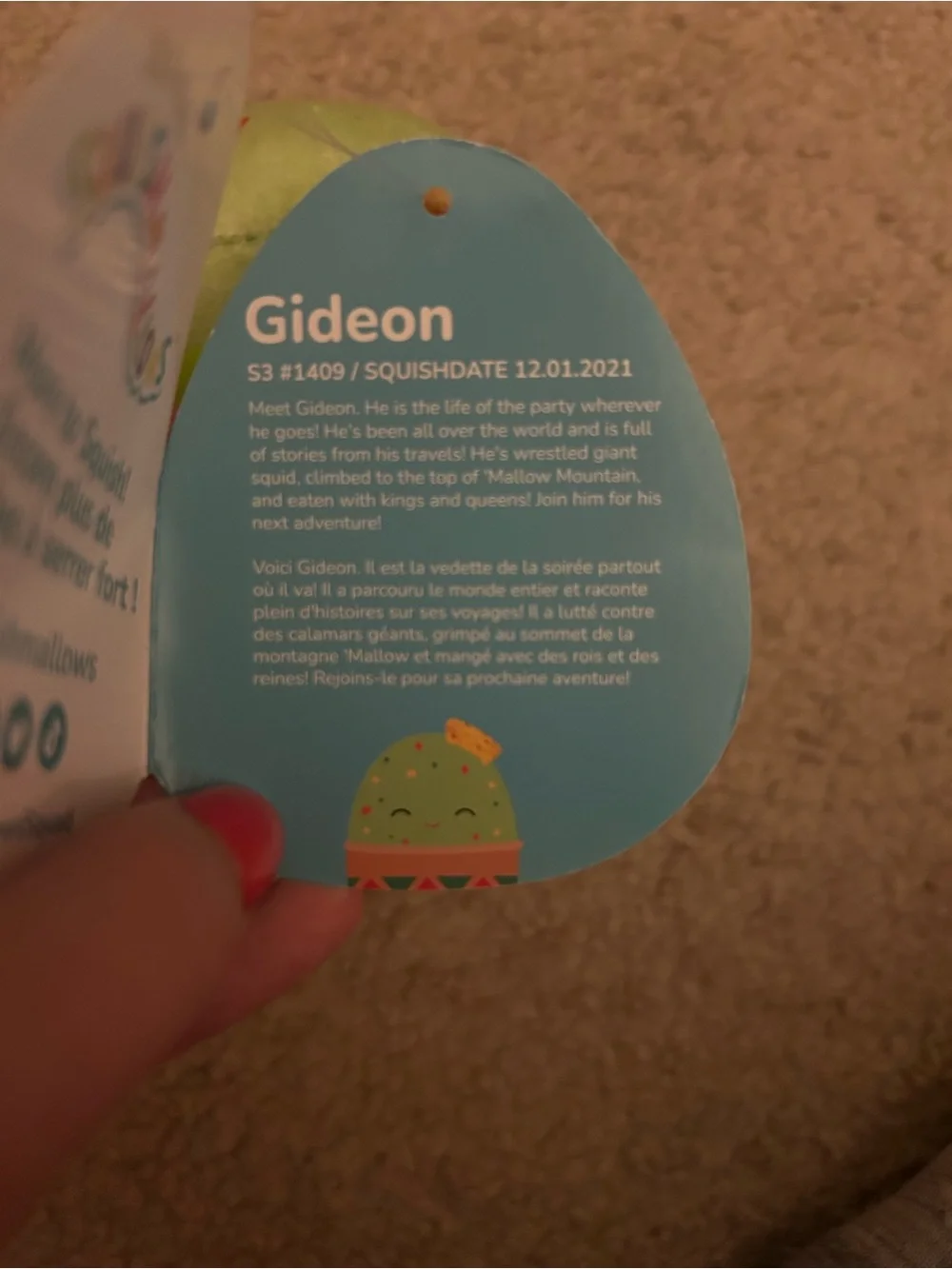 Squishmallows original gideon